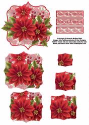 Poinsettia Fancy Pyramid