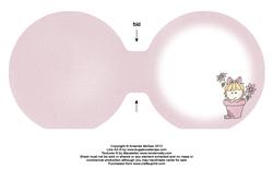 Flowerpot Girl Wordaround Insert