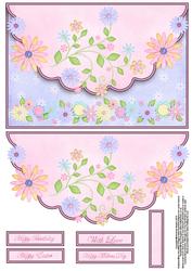 Spring Flowers Envelope Card