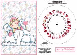 Snow Pixies Advent Wheel Moveable Sheet