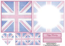 Dotty Chic Union Flag Topper Sheet