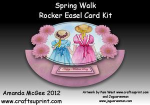 Spring Walk Rocker Easel Card Kit