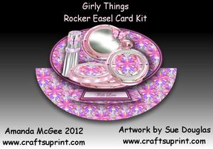 Girly Things Rocker Easel Card Kit