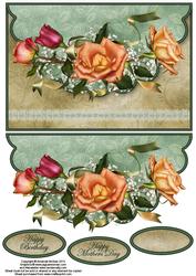 Romantic Roses Envelope Card