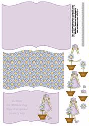 Lilac Girl Gardening Mothers Day Book