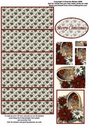 Poinsettia and Church Window Stair Stepper