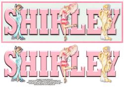 Deco Delight Shirley Large Dl Name Card