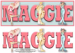 Fashion Divas Maggie Large Dl Name Card