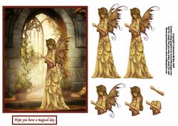 Earth Tone Fairy Secret Garden Decoupage