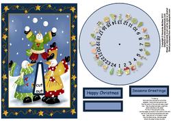 The Juggler Advent Wheel Card