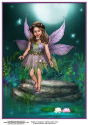 Fairy Tiptoe A5 Card Front