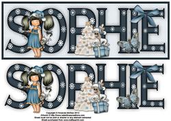 Make a Wish Sophie Large Dl Name Card