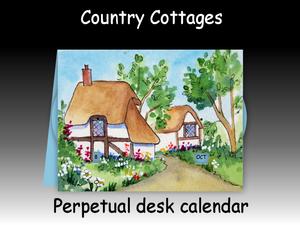Country Cottages Perpetual Calendar Mini Kit