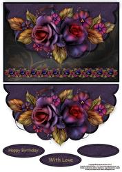 Romantic Roses Envelope Card