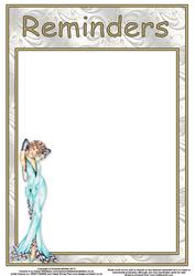 Decadent Deco Reminder Board