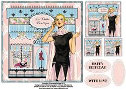 La Petite Boutique 2 8x8 Square Topper Sheet