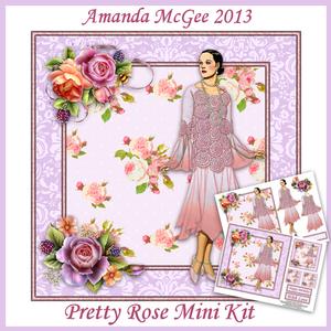 Pretty Rose 8x8 Mini Kit