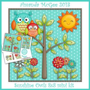 Sunshine Owls 8x8 Mini Kit