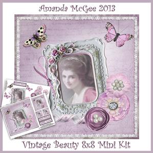 Vintage Beauty 8x8 Mini Kit