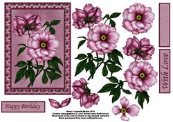 Pretty Painted Peonies Step by Step