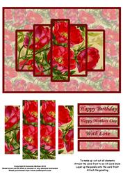 Pretty Poppies Pyramid Panel