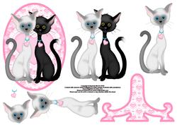 Cute Kitties Plate Sheet