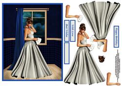Waiting to Leave for Ball Decouapge