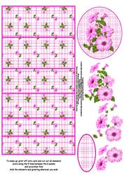 Pretty Pink Petunias Stair Stepper