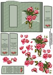 Roses in Vase Book