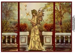 Butterfly Fairy Large Gatefold Card