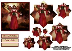Ruby Enchantment Star Pyramid