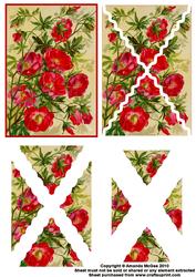 Pretty Poppies Wavey Side Step Stacker