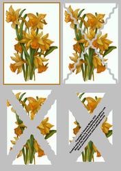 Delightful Daffodil Wavey Side Step Stacker