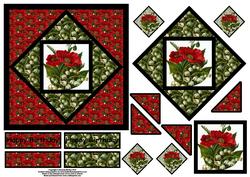 Poppy Geometric Pyramid Panel Card Front