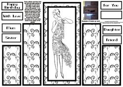 Art Deco Lady Theatre Fold 4