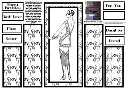 Art Deco Lady Theatre Fold 5