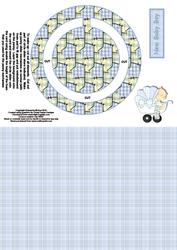 New Baby Boy Circle Penny Slider