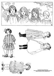 Little Girls 2 Digital Stamps