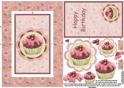 Cupcake Spinner Card
