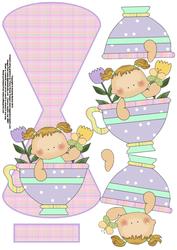 Teacup Tots Wobble Card