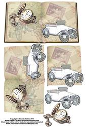 Vintage Travel Book Sheet