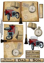 Vintage Travel Book Sheet 2