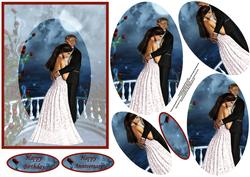 1st Dance Card Front and Pyramid