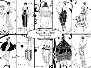 Art Deco Notecard Set 3