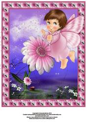 Feeding the Flowers A4 Card Front