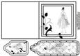 Art Deco Lady Quick Card with Tag and Bookmark 4