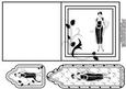 Art Deco Lady Quick Card with Tag and Bookmark 6