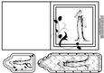 Art Deco Lady Quick Card with Tag and Bookmark 7