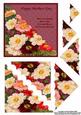 Floral Card Front and Triangle Pyramid - Mothers Day