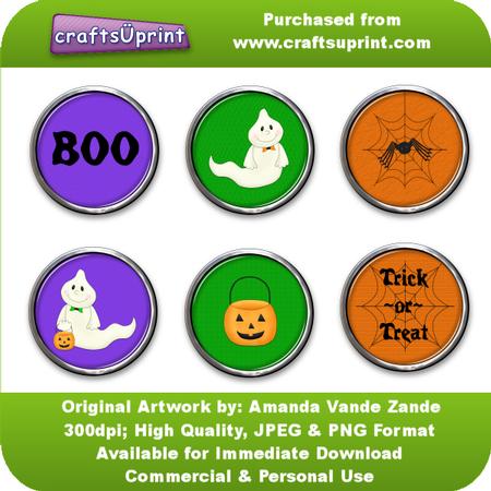 Halloween Brads Embellishments